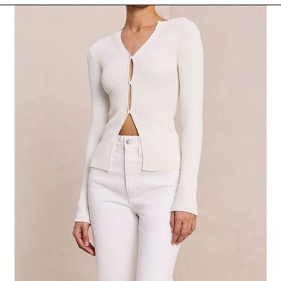 A.L.C. Womens Rib Miller Cardigan NWT $395 - Picture 5 of 7